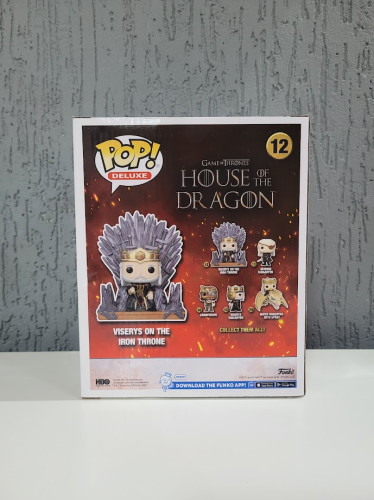 Funko Pop Viserys Targaryen On The Iron Throne - HOUSE OF DRAGON - #12