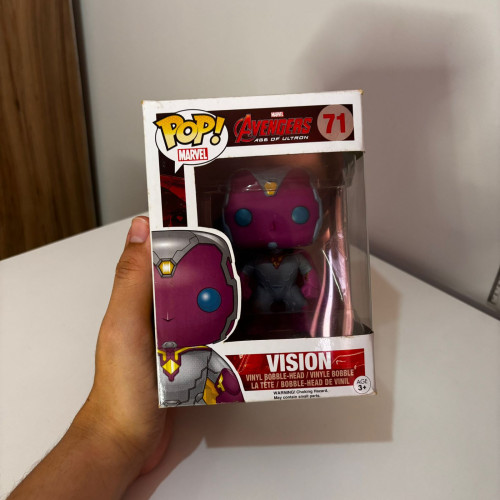 Funko Pop Vision - 71 - Vingadores - Marvel - Visão Vingadores - A Era De Ultron #71 - Produto Original