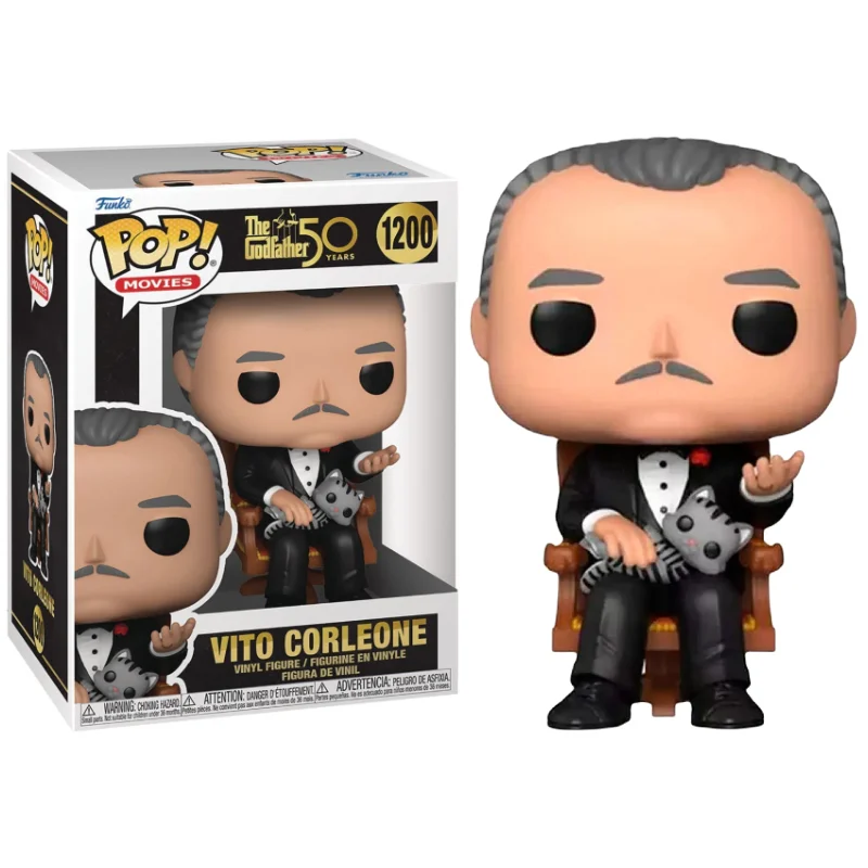 Funko Pop Vito Corleone with Cat The Godfather #1200 - Produto Original