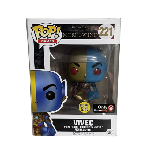 Funko Pop Vivec Glow Exclusivo Gamestop - The Elder Scrolls: Morrowind - #221