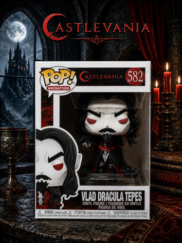 Funko Pop Vlad Dracula Tepes (vaulted) Castlevania #582 - Produto Original