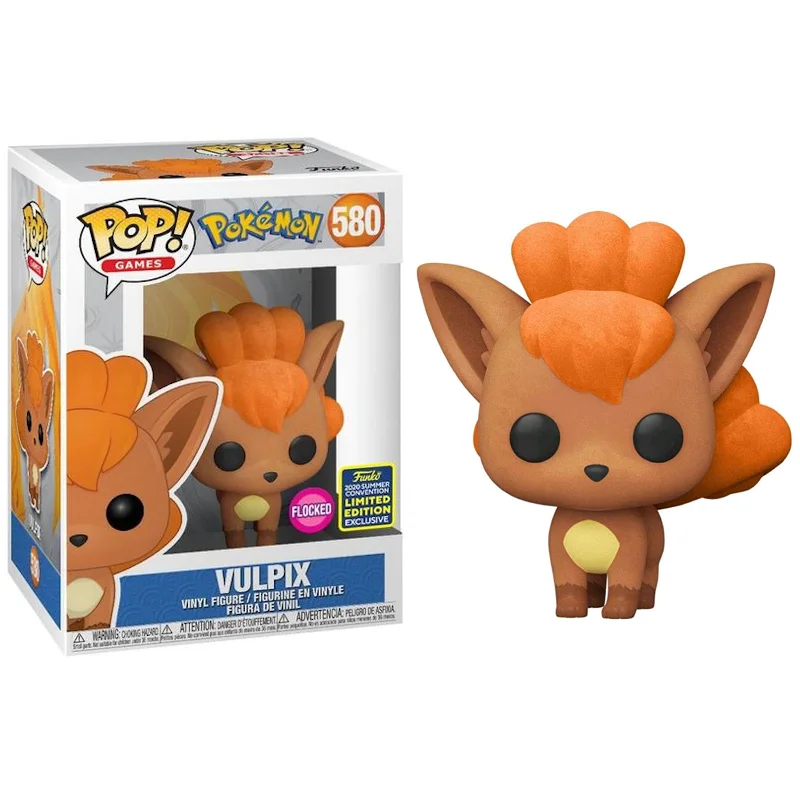 Funko Pop Vulpix Flocked Pokemon #580 - Produto Original