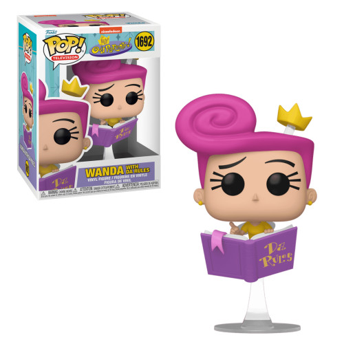 Funko Pop Wanda With Da Rules - Os Padrinhos Mágicos-The Fairly Odd Parents-1792