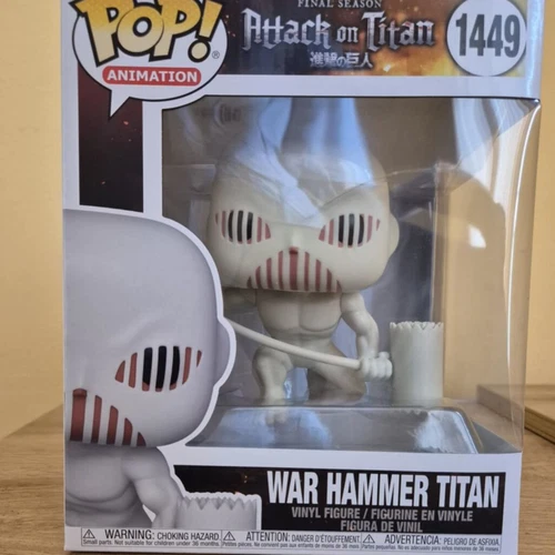 Funko Pop War Hammer Titan-Attack On Titan: Shigeki No Kyojin-1449