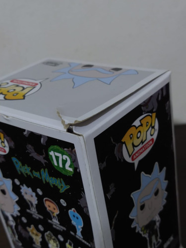 Funko Pop Weaponized Rick Chase 172 - Caixa Com Detalhes - Rick And Morty - #172