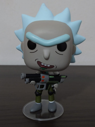 Funko Pop Weaponized Rick Chase 172 Caixa Com Detalhes - Rick And Morty - #172