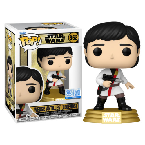 Funko Pop Wedge Antilles ( Legends ) Exclusive Star Wars #862 - Produto Original