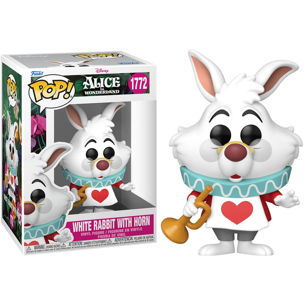 Funko Pop White Rabbit With Horn-Alice No País Das Maravilhas-1772