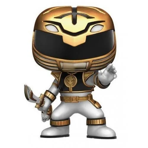 Funko Pop White Ranger (sem caixa) Mighty Morphin Power Rangers #405 - Produto Original
