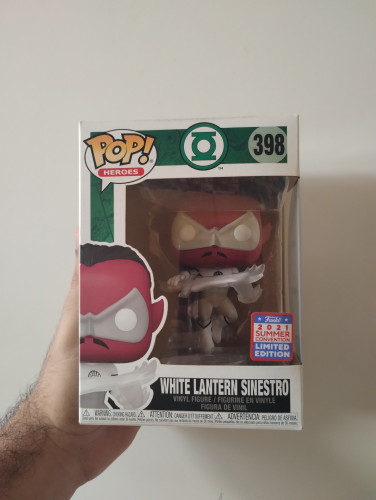 Funko Pop White lanterna sinestro - Lanterna Verde - #398