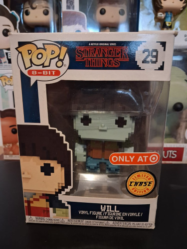 Funko Pop Will Byers - Upside Down - Chase - Exclusive Only At - Série 8-bit - Vaulted - Usado Stranger Things #29 - Produto Original