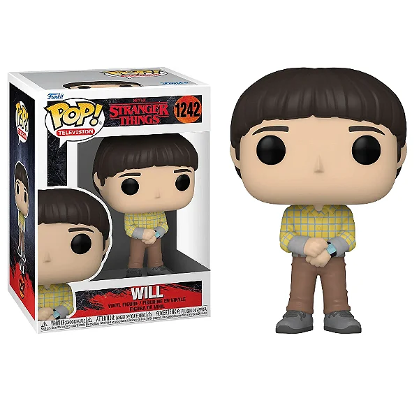 Funko Pop Will Byers Stranger Things #1242 - Produto Original