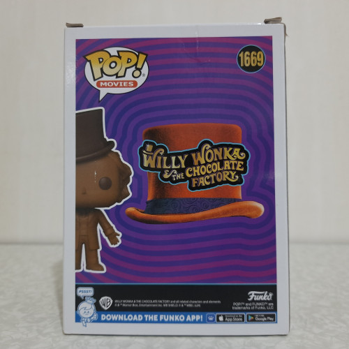 Funko Pop Willy Wonka (Caixa com Avarias) - Willy Wonka e a Fantástica Fábrica de Chocolate - #1669