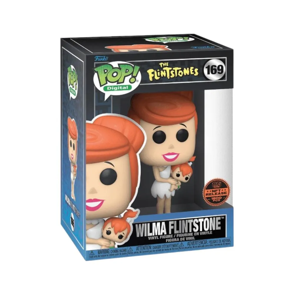 Funko Pop Wilma Flintstone The Flintstones 169 [NFT Limited Edition 1800 PCs] The Flintstones #169 - Produto Original