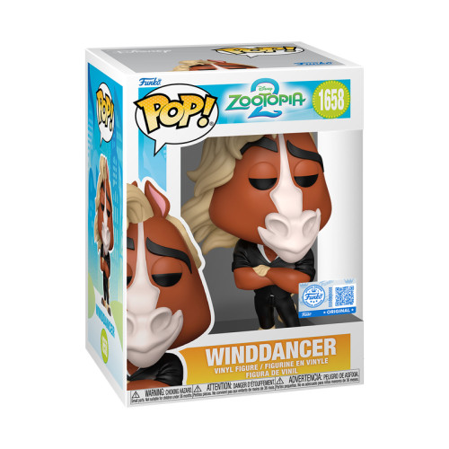 Funko Pop Winddancer Exclusivo Disney Zootopia 2 #1658 - Produto Original