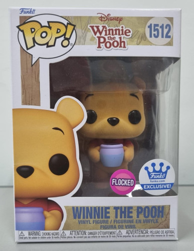 Funko Pop Ursinho Pooh Flocked Exclusivo Funko Shop - Disney Winnie The Pooh - #1512