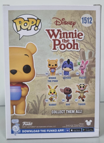 Funko Pop Ursinho Pooh Flocked Exclusivo Funko Shop - Disney Winnie The Pooh - #1512