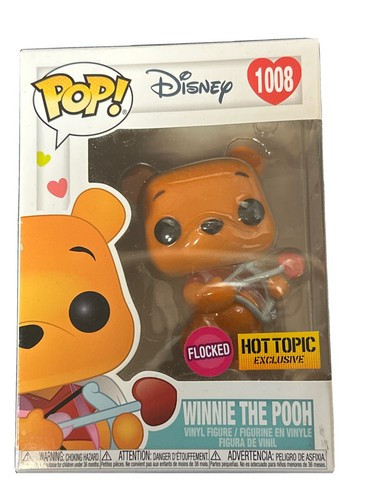 Funko Pop Winnie the Pooh Flocked Hot topic - #1008 Winnie The Pooh #1008 - Produto Original