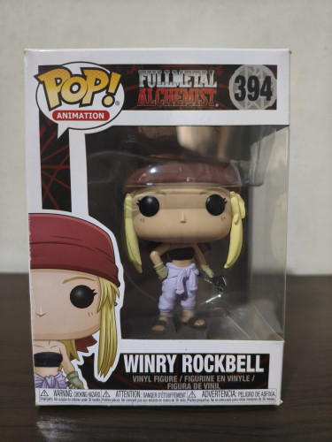 Funko Pop Winry Rockbell 394 Caixa com Detalhes Fullmetal Alchemist-Hanna Barbera-403