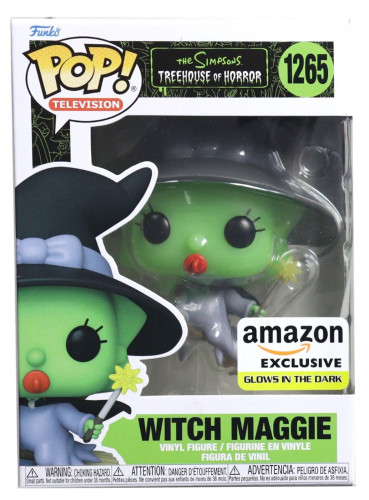 Funko Pop Witch Maggie Brilha no Escuro - Exclusivo Amazon-The Simpsons Treehouse Of Horror-1265