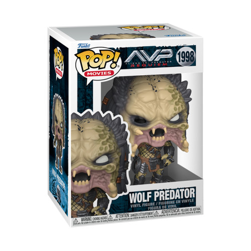 Funko Pop Wolf Predator Alien Vs Predator Requiem #1998 - Produto Original
