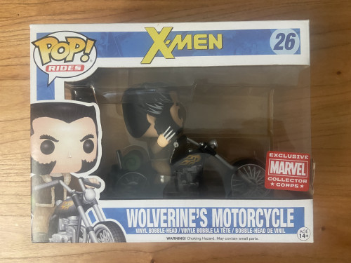 Funko Pop Wolverine's Motorcycle - Marvel Collector Corps-X-Men-26