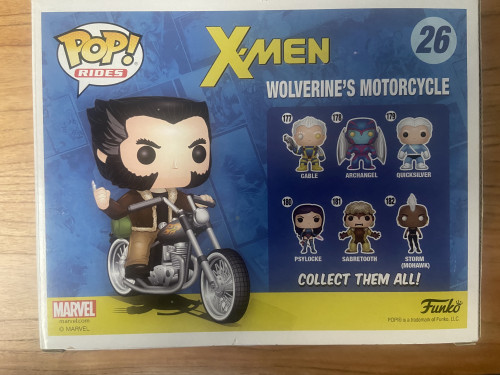 Funko Pop Wolverine's Motorcycle - Marvel Collector Corps - X-Men - #26