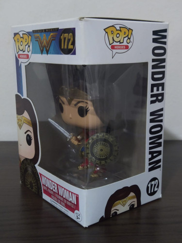 Funko Pop Wonder Woman 172 Dc Super Heroes - Mulher Maravilha - #172