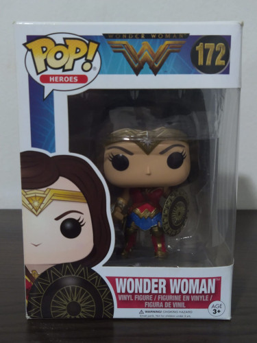 Funko Pop Wonder Woman 172 Dc Super Heroes-Mulher Maravilha-172
