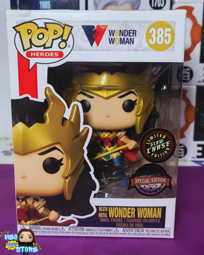 Funko Pop Wonder Woman Death Metal - Glow Chase-Wonder Woman-385
