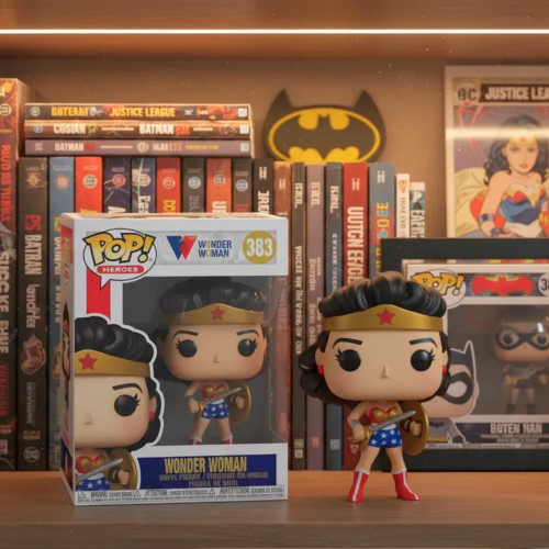 Funko Pop Wonder Woman Golden Age WW 84 Wonder Woman #383 - Produto Original
