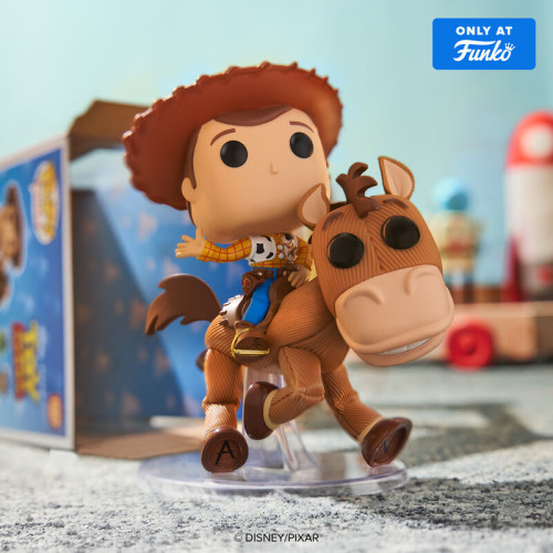 Funko Pop Woody On Bullseye Exclusivo - Toy Story - #1597