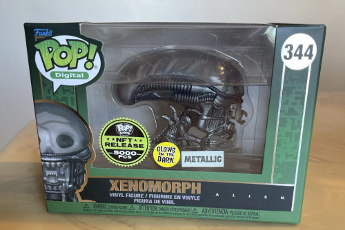 Funko Pop Xenomorph Nft Glow Metallic-Alien 40 Anniversary-344