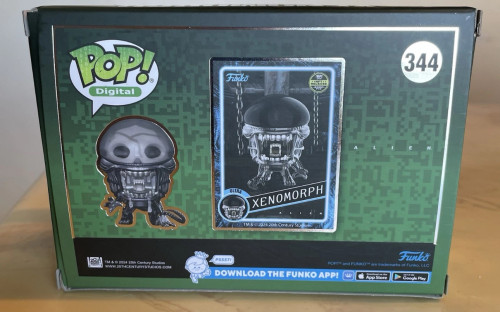 Funko Pop Xenomorph Nft Glow Metallic - Alien 40 Anniversary - #344