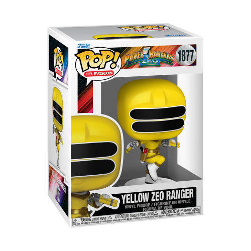 Funko Pop Yellow Zeo Ranger Saban's Power Rangers Zeo #1877 - Produto Original