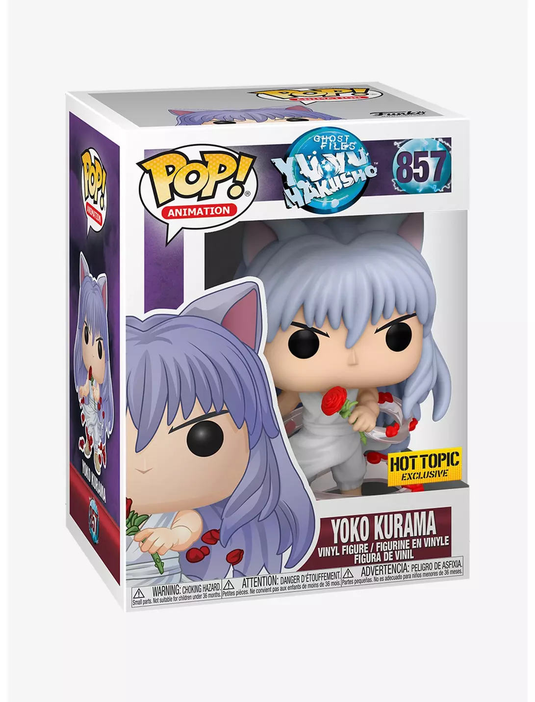 Funko Pop Yoko Kurama Hot Topic Exclusivo Yu Yu Hakusho #857 - Produto Original