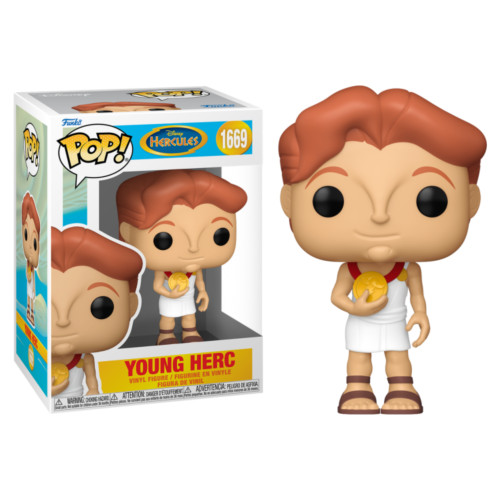 Funko Pop Young Hercules - Disney Hercules - #1669 FUNKO POP #1669 - Produto Original