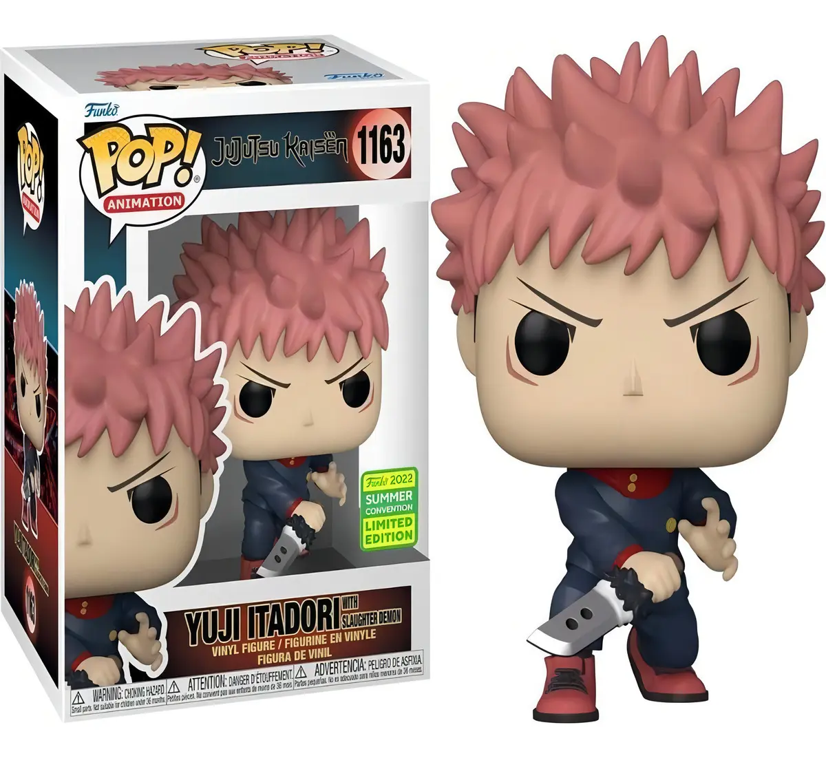 Funko Pop Yuji Itadori #1163 - jujutsu kaisen Jujutsu Kaisen #1163 - Produto Original