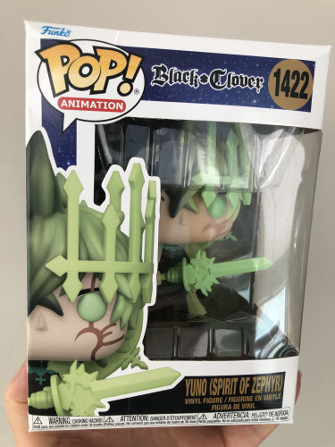 Funko Pop Yuno (spirit Of Zephyr) - Black Clover - #1422-Black Clover-1422