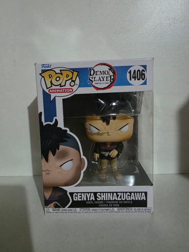Funko Pop Genya Shinazugawa - Demon Slayer:kimetsu No Yaiba - #1406 FUNKO POP #1406 - Produto Original