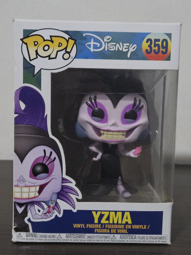 Funko Pop Yzma 359 Caixa com Detalhes The Emperor's New Groove-A Nova Onda Do Imperador-359