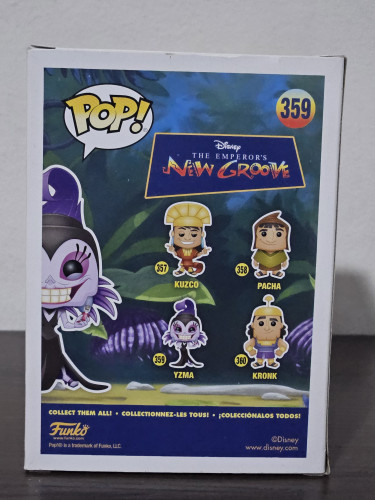 Funko Pop Yzma 359 Caixa com Detalhes The Emperor's New Groove - A Nova Onda Do Imperador - #359