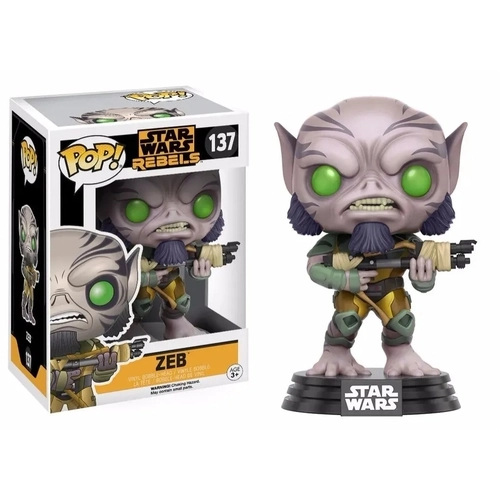 Funko Pop Zeb Star Wars Rebels #137 - Produto Original
