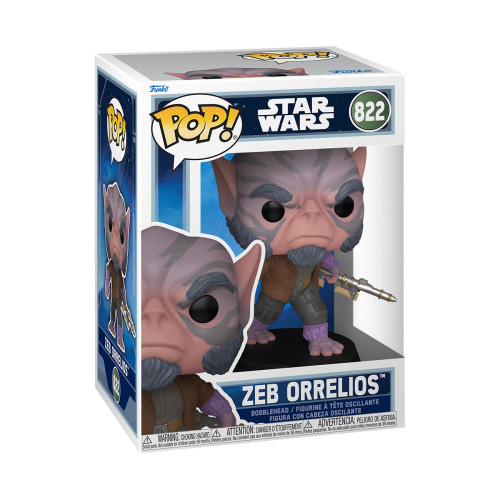 Funko Pop Zeb Orrelios Star Wars #822 - Produto Original