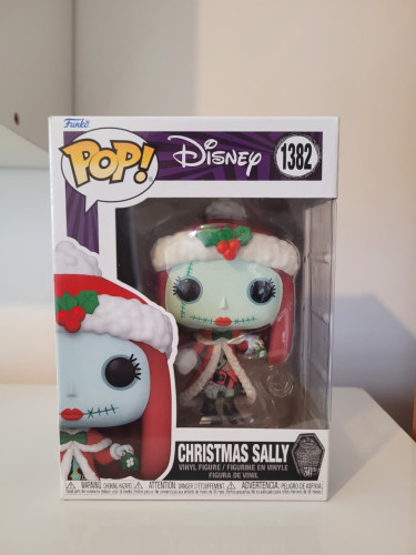 Funko Pop Christmas Sally #1382 - Caixa Com Detalhes-Disney - Tim Burton's - The Nightmare Before Christmas-1382
