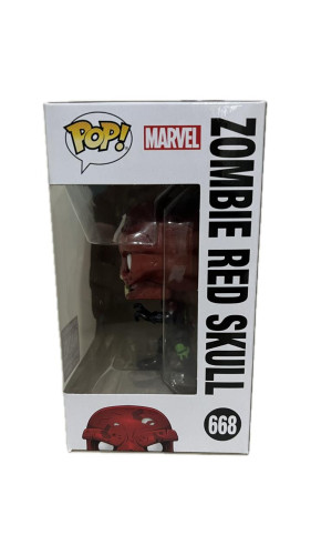 Funko Pop Zombie Red Skull - Marvel - #668