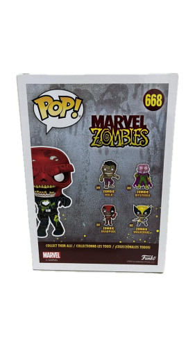 Funko Pop Zombie Red Skull - Marvel - #668