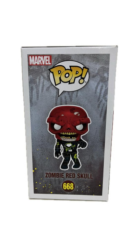 Funko Pop Zombie Red Skull - Marvel - #668