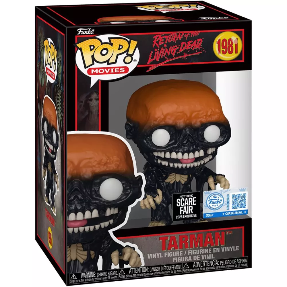 Funko Pop Zombie Tarman Scare Fair 2026 Return Of The Living Dead #1981 - Produto Original