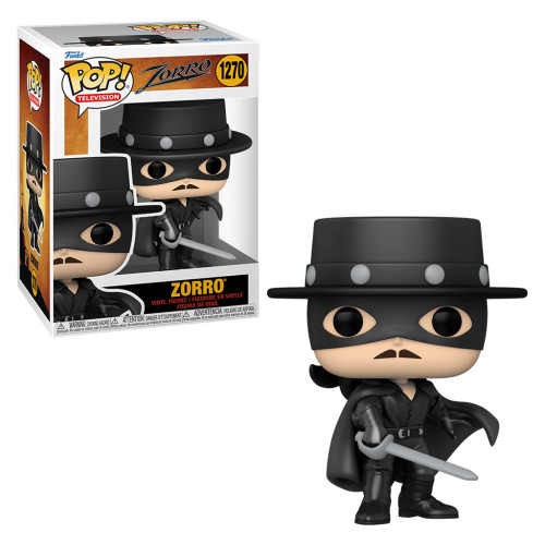 Funko Pop Zorro 65th Anniversary 1270 Colecionável Herói Clássico Boneco Television Zorro #1270 - Produto Original